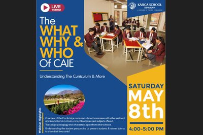 CAIE Webinar Cbse International boarding school in Dehradun